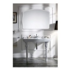 IMPERO consolle cm 100 monoforo + coppia gambe in ceramica