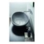 BIKO lavabo d'appoggio finitura caimano dark