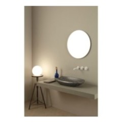 SHAKIA lavabo d'appoggio finitura caimano dark