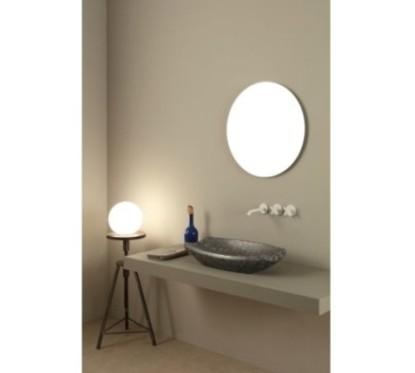 SHAKIA lavabo d'appoggio finitura caimano dark