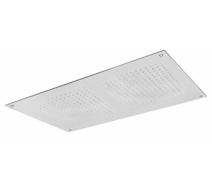 Soffione da incasso in acciaio inox monogetto 700x400