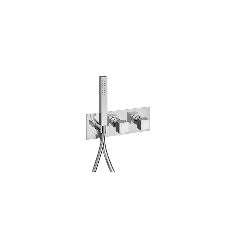THERMO.LINE Miscelatore termostatico doccia incasso 2 uscite con deviatore e kit doccia