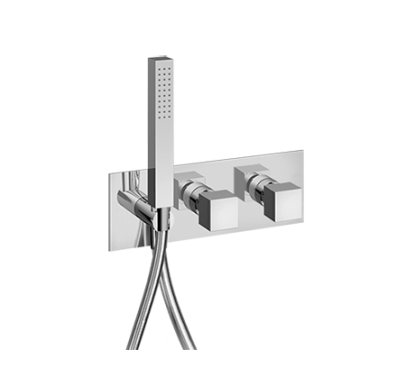 THERMO.LINE Miscelatore termostatico doccia incasso 2 uscite con deviatore e kit doccia