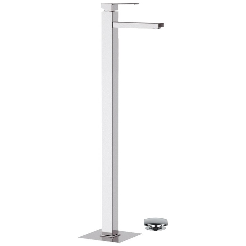 SKYLINE monocomando lavabo da pavimento finitura cromo