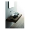 SHELL lavabo d'appoggio finitura filo platino