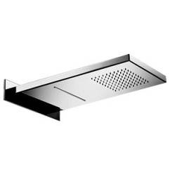 WELLNESS Soffione a parete in acciaio inox