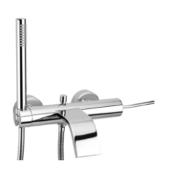 THOR Gruppo vasca con duplex e flessibile doppia aggraffatura finitura cromo