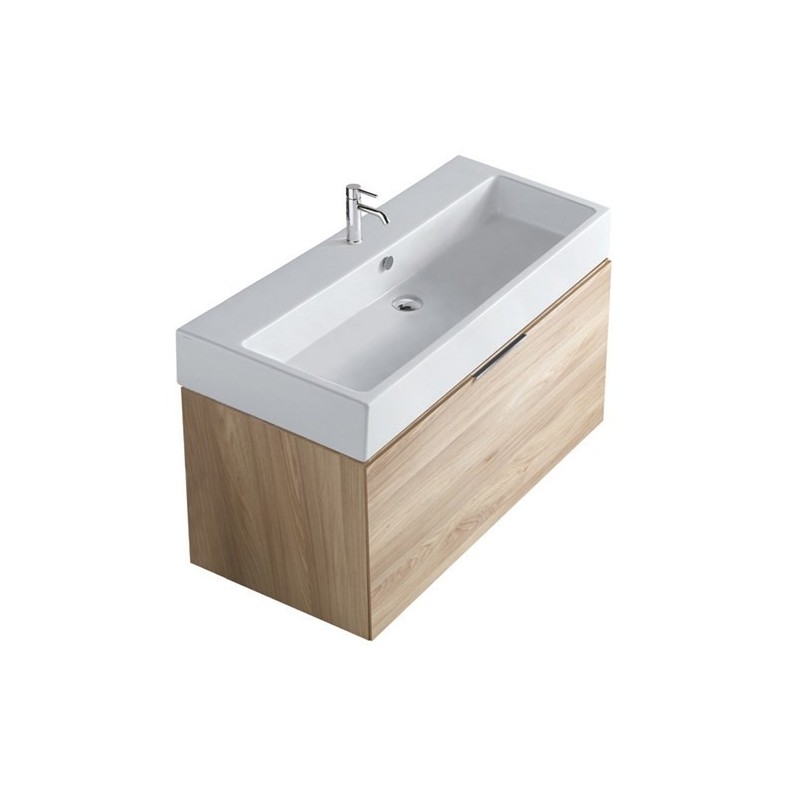 PLUS DESIGN mobile bagno sospeso 6130 finitura olmo roccia