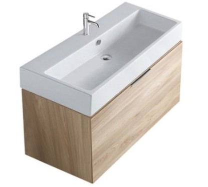 PLUS DESIGN mobile bagno sospeso 6130 finitura olmo siena