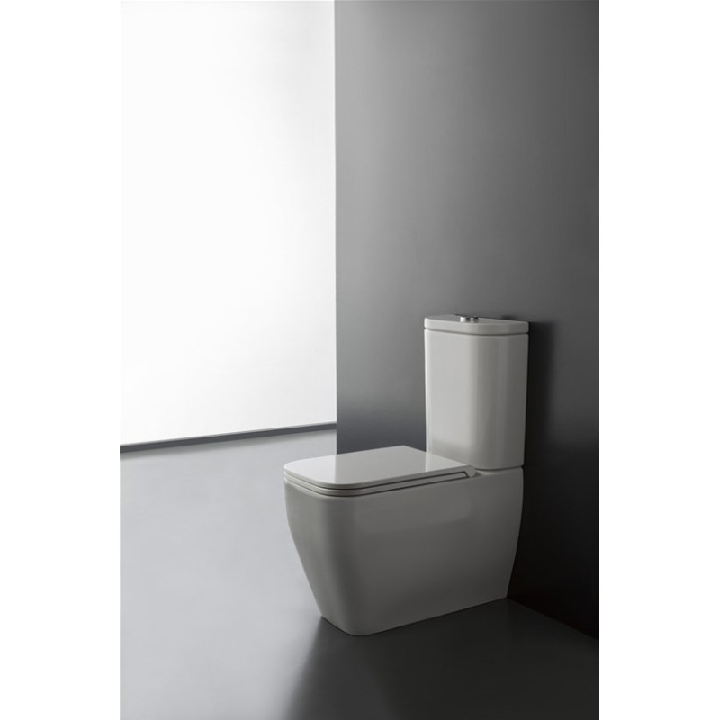 NEXT vaso monoblocco + cassetta + sistema di scarico + coprivaso