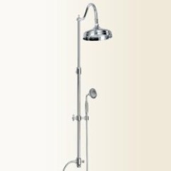 WELLNESS Colonna doccia in ottone retro' orientabile finitura vecchio bronzo