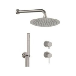 TOKYO STEEL SSTX615ZD2P7820 Set doccia completo in acciaio inox