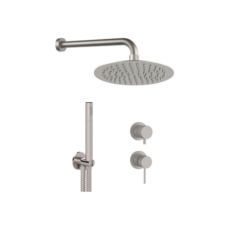 TOKYO STEEL SSTX615ZD2P7820 Set doccia completo in acciaio inox