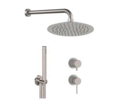 TOKYO STEEL SSTX615ZD2P7820 Set doccia completo in acciaio inox