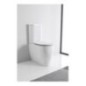 MOON wc monoblocco CLEAN FLUSH + cassetta+ sistema di scarico + coprivaso