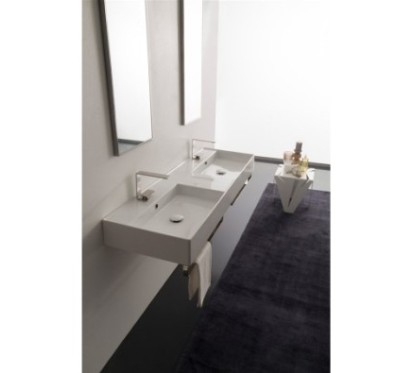 TEOREMA 2.0 141x46 lavabo da appoggio o sospeso