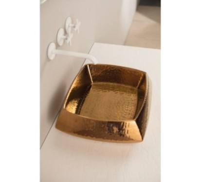 HASANA lavabo d'appoggio finitura luxury bronze