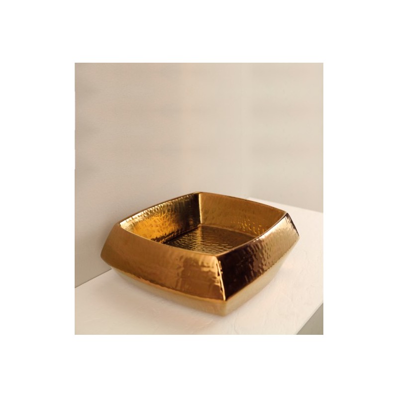 HASANA lavabo d'appoggio finitura luxury bronze