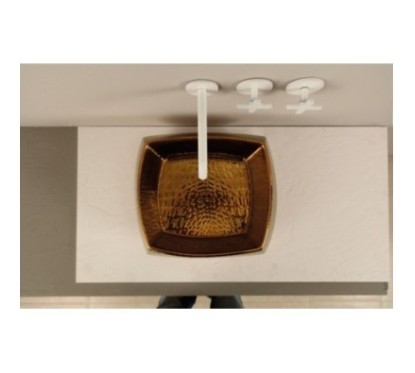 HASANA lavabo d'appoggio finitura luxury bronze