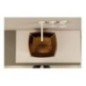 HASANA lavabo d'appoggio finitura luxury bronze
