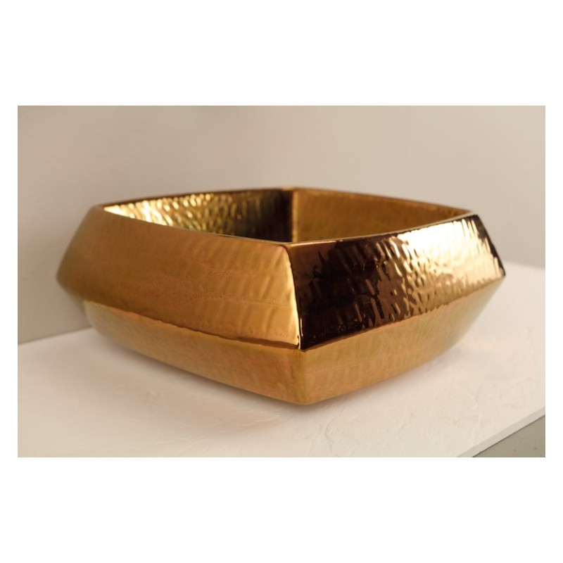HASANA lavabo d'appoggio finitura luxury bronze