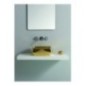 HASANA lavabo d'appoggio finitura luxury gold