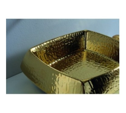 HASANA lavabo d'appoggio finitura luxury gold