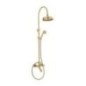OLD FASHION Colonna doccia completa di gruppo vasca esterno finitura dark copper