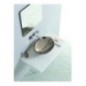 AFYA lavabo d'appoggio finitura platinum
