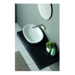 BIKO lavabo d'appoggio finitura luxury madreperla