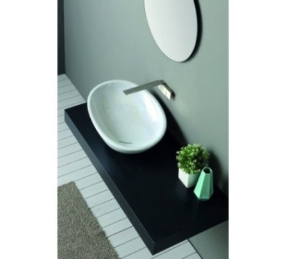 BIKO lavabo d'appoggio finitura luxury madreperla
