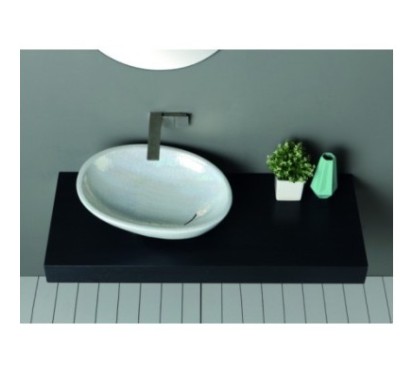 BIKO lavabo d'appoggio finitura luxury madreperla