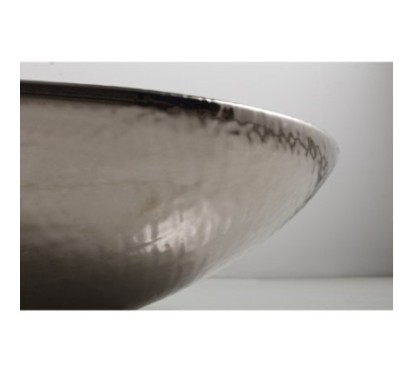 BIKO lavabo d'appoggio finitura luxury platinum