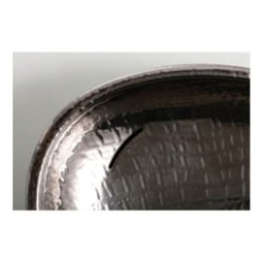 BIKO lavabo d'appoggio finitura luxury platinum