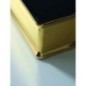 CHARME lavabo d'appoggio finitura black&gold
