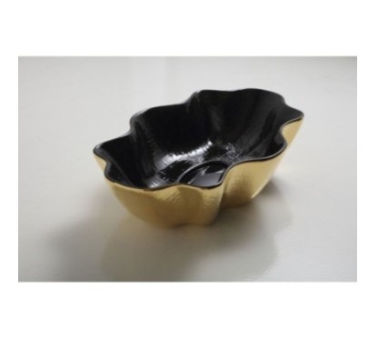 SEASTAR lavabo d'appoggio finitura extraluxury black&gold