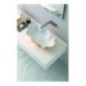SEASTAR lavabo d'appoggio finitura extraluxury white&gold