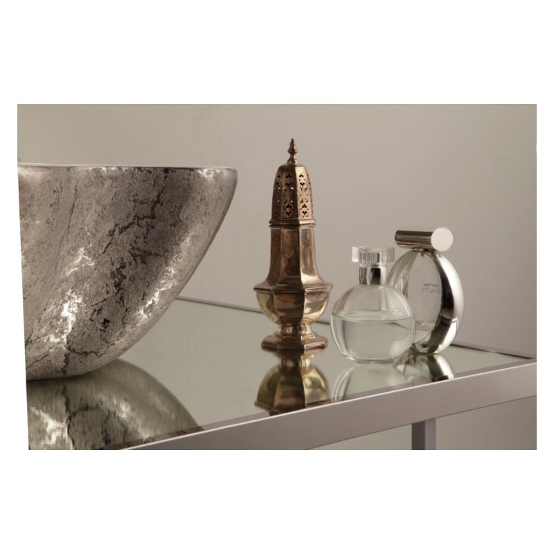 SEASTAR lavabo d'appoggio finitura unique white&platinum