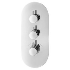 THERMO.LINE Miscelatore termostatico ad alta portata per doccia incasso a 2 uscite