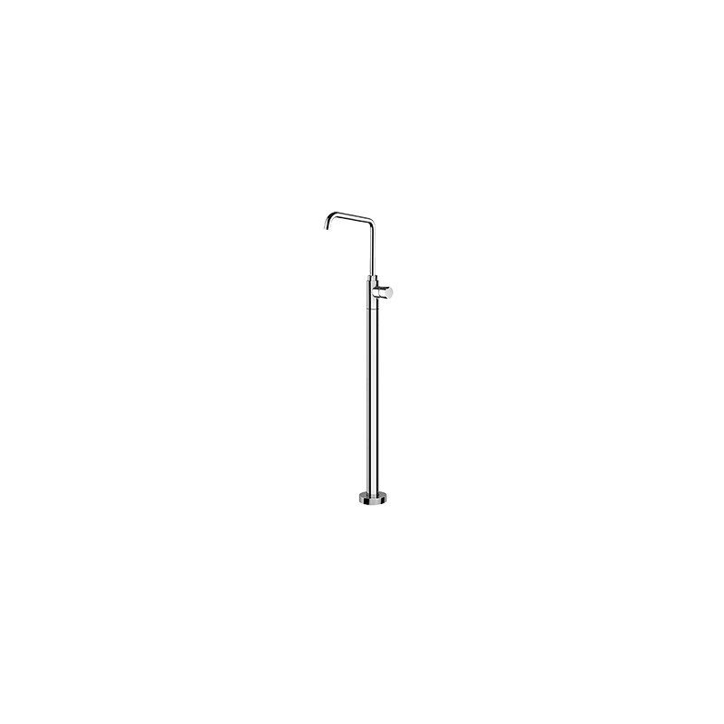 ARKA miscelatore per lavabo da terra con canna alta girevole finitura cromo