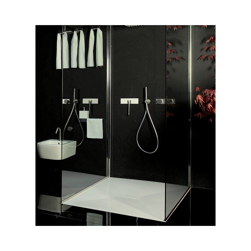 SOLID SURFACE - CORIAN Piatto doccia  rettangolare 100X80 H5