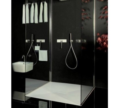 SOLID SURFACE - CORIAN Piatto doccia  rettangolare 100X80 H5