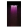 TOP COLOURS soffione cromoterapia da incasso. Quadrato 400x400 con pulsantiera