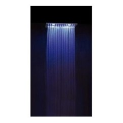 TOP COLOURS soffione cromoterapia da incasso. Quadrato 400x400 con pulsantiera