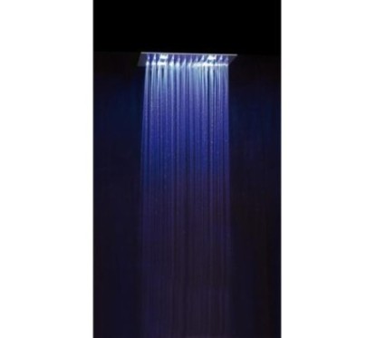 TOP COLOURS soffione cromoterapia da incasso. Quadrato 400x400 con pulsantiera