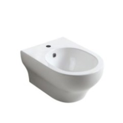 CLEAR bidet + vaso sospeso rimless con coprivaso softclose tutto bianco opaco