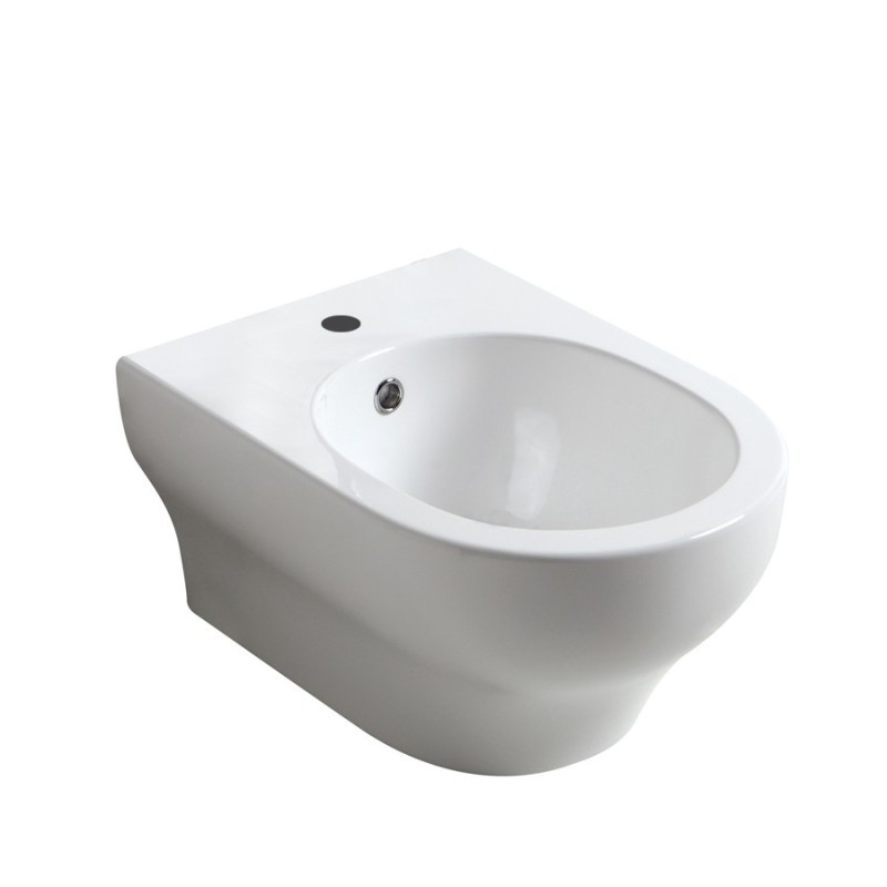 CLEAR bidet + vaso sospeso rimless con coprivaso softclose tutto bianco opaco