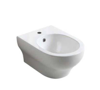 CLEAR bidet + vaso sospeso rimless con coprivaso softclose tutto bianco opaco