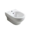 CLEAR bidet + vaso sospeso rimless con coprivaso softclose tutto bianco opaco
