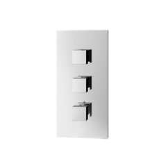 THERMO.LINE Miscelatore termostatico ad alta portata per doccia incasso a 2 uscite